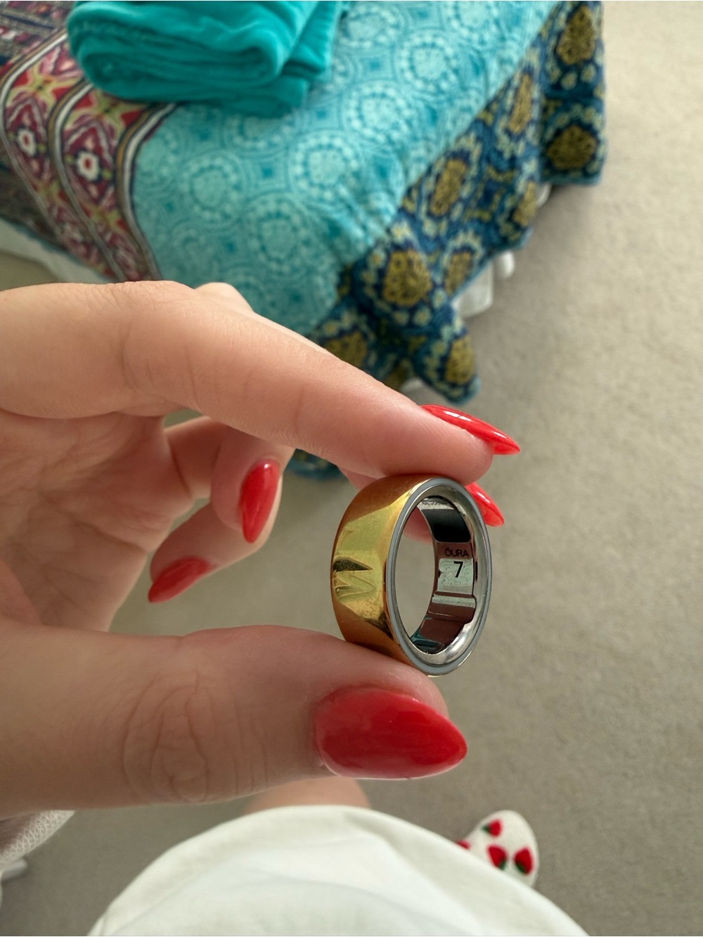 Oura 4th Gen Size 7 Gold Ring